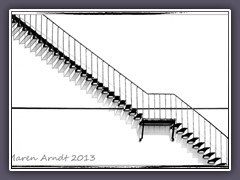 Filigraner Treppenaufgang