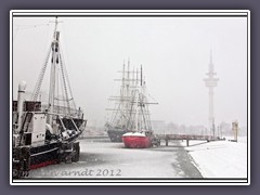 Winterliches Bremerhaven