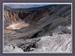 Wanderwege am Ubehebe Crater - 230 m tief