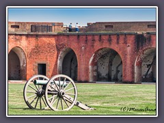 Fort Pulaski war ein Fort der Küstenverteidigung