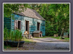 Sklavenhütte auf der Magnolia Plantage