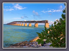 Reste der alten  Eisenbahnbrücke nach Key West  