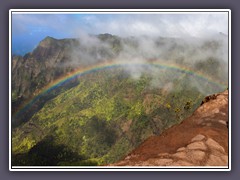 Regenbogen am Koke e State Park Kauai