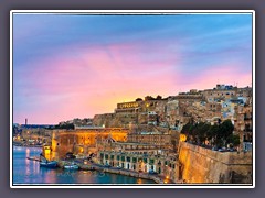 Sunset über Valletta