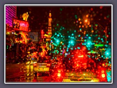 Las Vegas - auf dem Strip im Regen