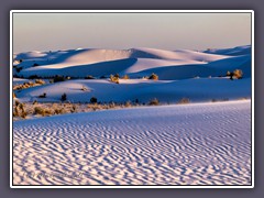 White Sands - Abendlicht