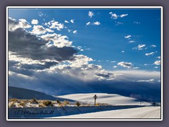 White Sands - ein Unwetter naht