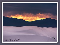 White Sands - Sonnenuntergangsstimmung