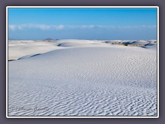 White Sands - spurenlos nach einem Sturm