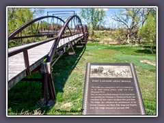 Historische Army Brücke und der kürzeste Weg für Goldsucher nach Deadwood
