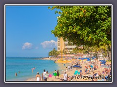 Strandleben in Waikiki