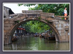 Historischen Brücken - Zhou Zhuang liegt im Einzugsgebiet des Taihu-Sees