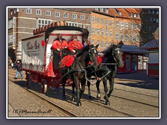 Historisches Haake Beck Brauereigespann