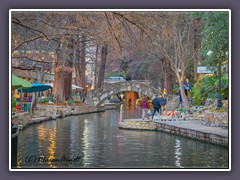 San Antonio - romantische Stunde am Riverwalk