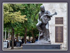 Austin  - Willie Nelson Denkmal