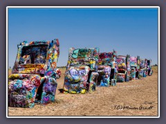 Cadillac Ranch - 10 bunte Cadillacs