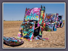 Cadillac Ranch - Amarilllo an der Interstae 40