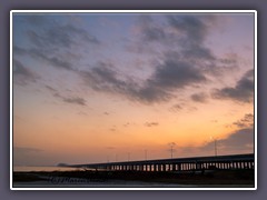 Rockport - Sonnenuntergang am Hafen 