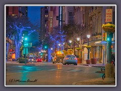 San Antonio - Houston Street am Abend