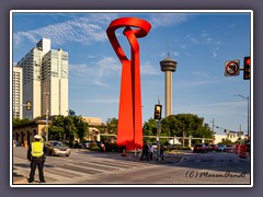 San Antonio - Skulptur Red Torch of Friendship