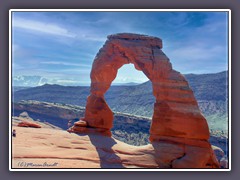 Arches NP - Delicate Arch - auf dem Gipfel