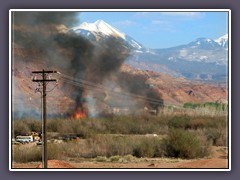 Feuer in Moab - Utah