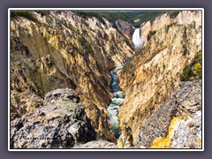 Canyon of the Yellowstone - mit Lower Fall