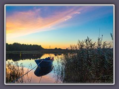 Abendstimmung am Darßer Nothafen