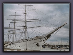 Segellegende Gorch Fock 1 in Stralsund