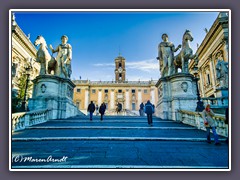 Cordunata Capitolina - Treppe zu den Museen und zum Senat