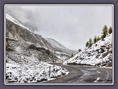 Frischer Schnee am Albulapass