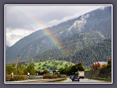 Regenbogen - Autobahn 3 Richtung Chur