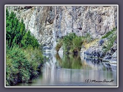 Rio Grande Grenzfluss im  3.242 km² großern National Park mit Canyons, Wüste und Berge