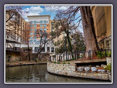 San Antonio - Der Riverwalk am San Antonio River