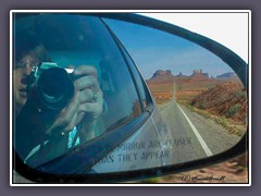 Monument Valley - Selfi 2003 - unterwegs zum Monument Valley