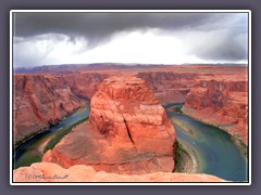 Horseshoe Bend - Colorado River ist Teil des Glen Canyon 